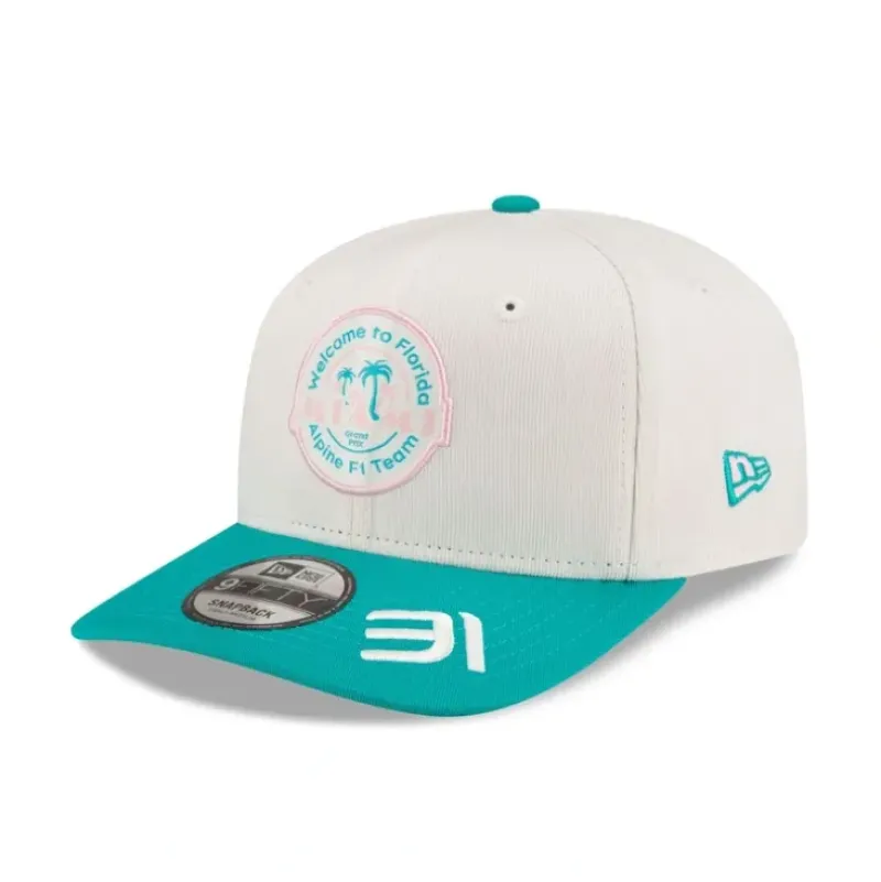Best Sale 2024 Miami Race Special BWT Alpine F1 Team Esteban Ocon 9FIFTY Origina - KTGCaps - Baseball caps for various teams, purchased online at a discount Caps