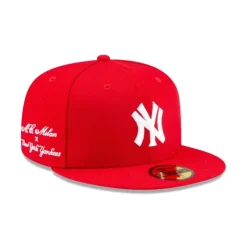 Fashion AC Milan x New York Yankees 59FIFTY Fitted Hat - KTGCaps - Baseball caps for various teams, purchased online at a discount Caps