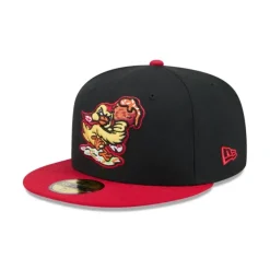 Shop Akron RubberDucks Theme Night 59FIFTY Fitted Hat - KTGCaps - Baseball caps for various teams, purchased online at a discount Caps