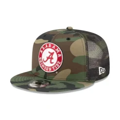 Cheap Alabama Crimson Tide Camo 9FIFTY Trucker Hat - KTGCaps - Baseball caps for various teams, purchased online at a discount Caps