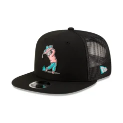Flash Sale Almigos X New Era Swingin Bandito Black 9FIFTY Original Fit Trucker - KTGCaps - Baseball caps for various teams, purchased online at a discount Caps