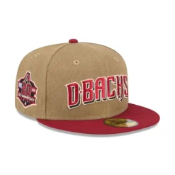 Flash Sale Arizona Diamondbacks Canvas Crown 59FIFTY Fitted Hat - KTGCaps - Baseball caps for various teams, purchased online at a discount Caps