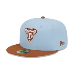 Best Sale Arizona Diamondbacks Color Pack Glacial Blue 59FIFTY Fitted Hat - KTGCaps - Baseball caps for various teams, purchased online at a discount Caps