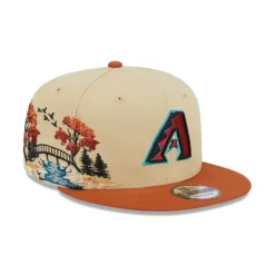 Hot Arizona Diamondbacks Fall Landscape 9FIFTY Snapback Hat - KTGCaps - Baseball caps for various teams, purchased online at a discount Caps