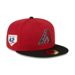 Sale Arizona Diamondbacks Jackie Robinson Day 2024 59FIFTY Fitted Hat - KTGCaps - Baseball caps for various teams, purchased online at a discount Caps