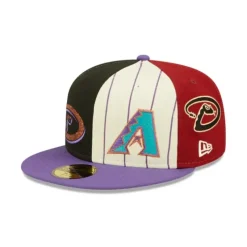 Flash Sale Arizona Diamondbacks Logo Pinwheel 59FIFTY Fitted Hat - KTGCaps - Baseball caps for various teams, purchased online at a discount Caps