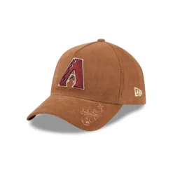Hot Arizona Diamondbacks Ornamental Cord 9FORTY AFrame Snapback Hat - KTGCaps - Baseball caps for various teams, purchased online at a discount Caps