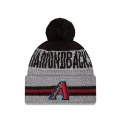 Hot Arizona Diamondbacks Runner Pom Knit Hat - KTGCaps - Baseball caps for various teams, purchased online at a discount Caps