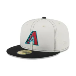 Hot Arizona Diamondbacks Sandy Linen 59FIFTY Fitted Hat - KTGCaps - Baseball caps for various teams, purchased online at a discount Caps