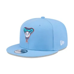 Sale Arizona Diamondbacks Sky Blue 9FIFTY Snapback Hat - KTGCaps - Baseball caps for various teams, purchased online at a discount Caps
