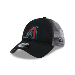 Flash Sale Arizona Diamondbacks Slick 9TWENTY Trucker Hat - KTGCaps - Baseball caps for various teams, purchased online at a discount Caps