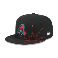 Best Sale Arizona Diamondbacks Solar Stars 59FIFTY Fitted Hat - KTGCaps - Baseball caps for various teams, purchased online at a discount Caps