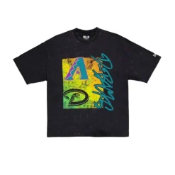 Flash Sale Arizona Diamondbacks Sport Classics Boxy Black TShirt - KTGCaps - Baseball caps for various teams, purchased online at a discount Caps