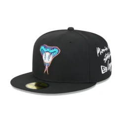Flash Sale Arizona Diamondbacks Team Verbiage 59FIFTY Fitted Hat - KTGCaps - Baseball caps for various teams, purchased online at a discount Caps
