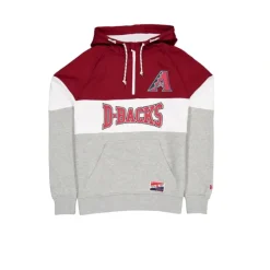 Hot Arizona Diamondbacks Throwback Color Block Hoodie - KTGCaps - Baseball caps for various teams, purchased online at a discount Caps