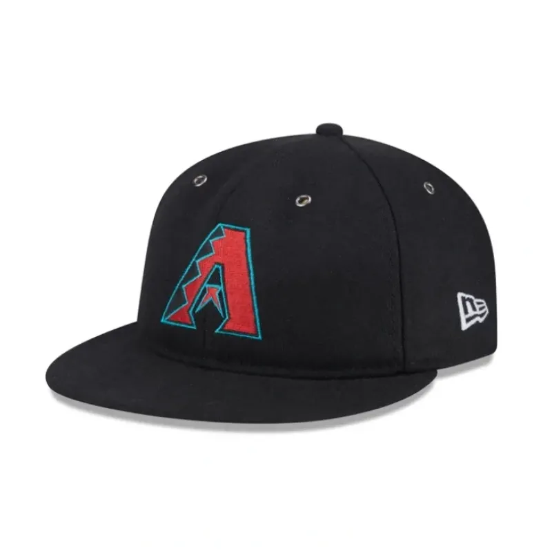 Flash Sale Arizona Diamondbacks Wool Retro Crown 59FIFTY Fitted Hat - KTGCaps - Baseball caps for various teams, purchased online at a discount Caps