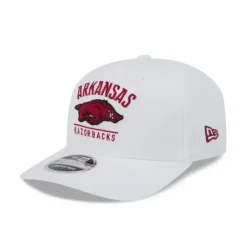 Store Arkansas Razorbacks Optic White 9SEVENTY StretchSnap Hat - KTGCaps - Baseball caps for various teams, purchased online at a discount Caps