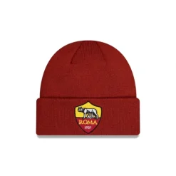 New AS Roma Red Cuff Knit Hat - KTGCaps - Baseball caps for various teams, purchased online at a discount Caps