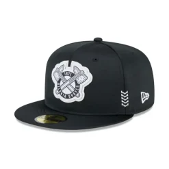 Best Atlanta Braves 2024 Clubhouse Black 59FIFTY Fitted Hat - KTGCaps - Baseball caps for various teams, purchased online at a discount Caps