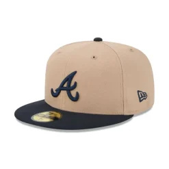 Cheap Atlanta Braves Camel 59FIFTY Fitted Hat - KTGCaps - Baseball caps for various teams, purchased online at a discount Caps