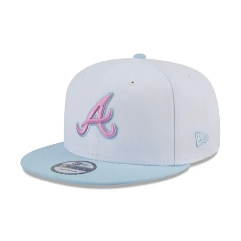 Cheap Atlanta Braves Color Pack White 9FIFTY Snapback Hat - KTGCaps - Baseball caps for various teams, purchased online at a discount Caps