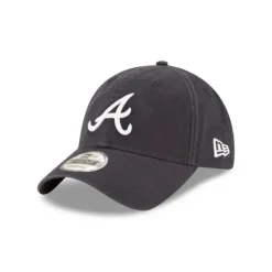 Fashion Atlanta Braves Core Classic Road 9TWENTY Adjustable Hat - KTGCaps - Baseball caps for various teams, purchased online at a discount Caps