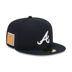 Fashion Atlanta Braves Court Sport 59FIFTY Fitted Hat - KTGCaps - Baseball caps for various teams, purchased online at a discount Caps
