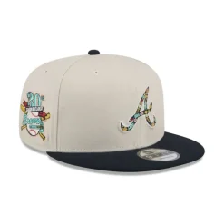 Fashion Atlanta Braves Floral Fill 9FIFTY Snapback Hat - KTGCaps - Baseball caps for various teams, purchased online at a discount Caps