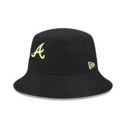 Discount Atlanta Braves Hi Vis Doodle Bucket Hat - KTGCaps - Baseball caps for various teams, purchased online at a discount Caps