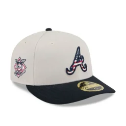 Clearance Atlanta Braves Independence Day 2024 Low Profile 59FIFTY Fitted Hat - KTGCaps - Baseball caps for various teams, purchased online at a discount Caps