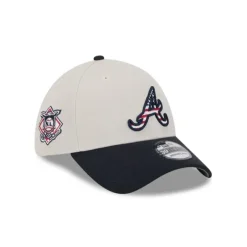 New Atlanta Braves Independence Day 2024 39THIRTY Stretch Fit Hat - KTGCaps - Baseball caps for various teams, purchased online at a discount Caps
