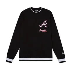 Store Atlanta Braves Logo Select Black Crewneck - KTGCaps - Baseball caps for various teams, purchased online at a discount Caps