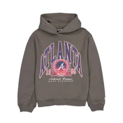 Clearance Atlanta Braves Oversized Essentials Hoodie - KTGCaps - Baseball caps for various teams, purchased online at a discount Caps