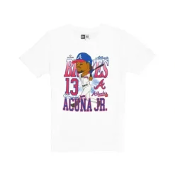 Flash Sale Atlanta Braves Ronald Acuña Jr Caricature TShirt - KTGCaps - Baseball caps for various teams, purchased online at a discount Caps