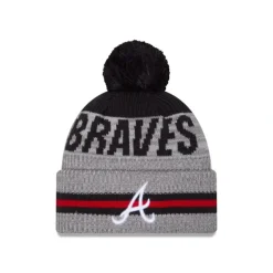 Hot Atlanta Braves Runner Pom Knit Hat - KTGCaps - Baseball caps for various teams, purchased online at a discount Caps