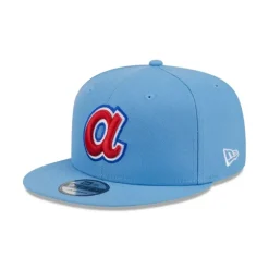 Fashion Atlanta Braves Sky Blue 9FIFTY Snapback Hat - KTGCaps - Baseball caps for various teams, purchased online at a discount Caps