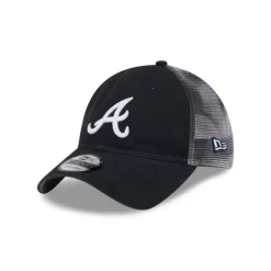 Hot Atlanta Braves Slick 9TWENTY Trucker Hat - KTGCaps - Baseball caps for various teams, purchased online at a discount Caps