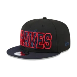 Clearance Atlanta Braves Splatter 9FIFTY Snapback Hat - KTGCaps - Baseball caps for various teams, purchased online at a discount Caps