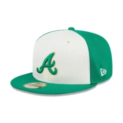 Discount Atlanta Braves St Patricks Day 2024 59FIFTY Fitted Hat - KTGCaps - Baseball caps for various teams, purchased online at a discount Caps