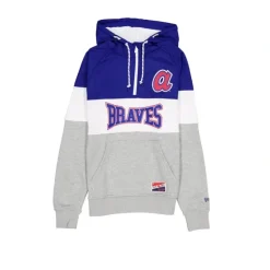 Flash Sale Atlanta Braves Throwback Color Block Hoodie - KTGCaps - Baseball caps for various teams, purchased online at a discount Caps