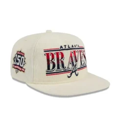 Flash Sale Atlanta Braves Throwback Corduroy Golfer Hat - KTGCaps - Baseball caps for various teams, purchased online at a discount Caps