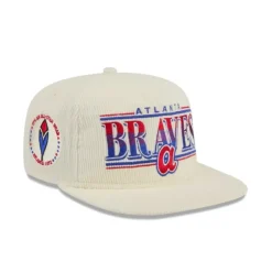 Best Atlanta Braves Throwback Corduroy Alt Golfer Hat - KTGCaps - Baseball caps for various teams, purchased online at a discount Caps