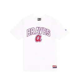 Hot Atlanta Braves Throwback White TShirt - KTGCaps - Baseball caps for various teams, purchased online at a discount Caps