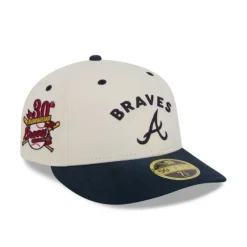 Sale Atlanta Braves Vintage Stack Low Profile 59FIFTY Fitted Hat - KTGCaps - Baseball caps for various teams, purchased online at a discount Caps