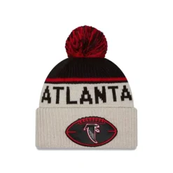 Fashion Atlanta Falcons 2024 Cold Weather Historic Pom Knit Hat - KTGCaps - Baseball caps for various teams, purchased online at a discount Caps