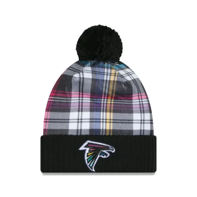 Fashion Atlanta Falcons 2024 Crucial Catch Sport Pom Knit Hat - KTGCaps - Baseball caps for various teams, purchased online at a discount Caps