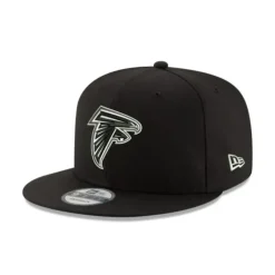 Cheap Atlanta Falcons Black and White 9FIFTY Snapback Hat - KTGCaps - Baseball caps for various teams, purchased online at a discount Caps