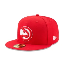 Flash Sale Atlanta Hawks Basic 59FIFTY Fitted Hat - KTGCaps - Baseball caps for various teams, purchased online at a discount Caps