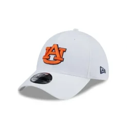 New Auburn Tigers Chrome 39THIRTY Stretch Fit Hat - KTGCaps - Baseball caps for various teams, purchased online at a discount Caps