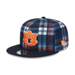Best Sale Auburn Tigers Plaid 9FIFTY Snapback Hat - KTGCaps - Baseball caps for various teams, purchased online at a discount Caps